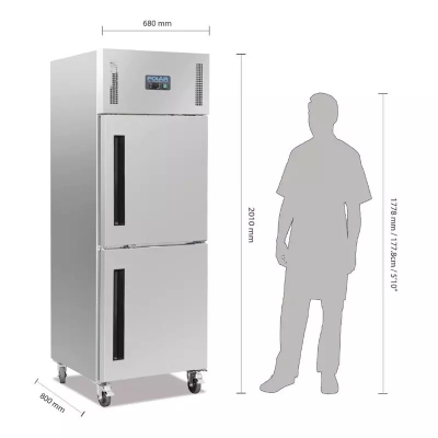 ARMOIRE RÉFRIGÉRÉE NÉGATIVE 2 PORTILLONS GN 2/1